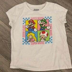 Nintendo White Super Mario Short Sleeve Tee
